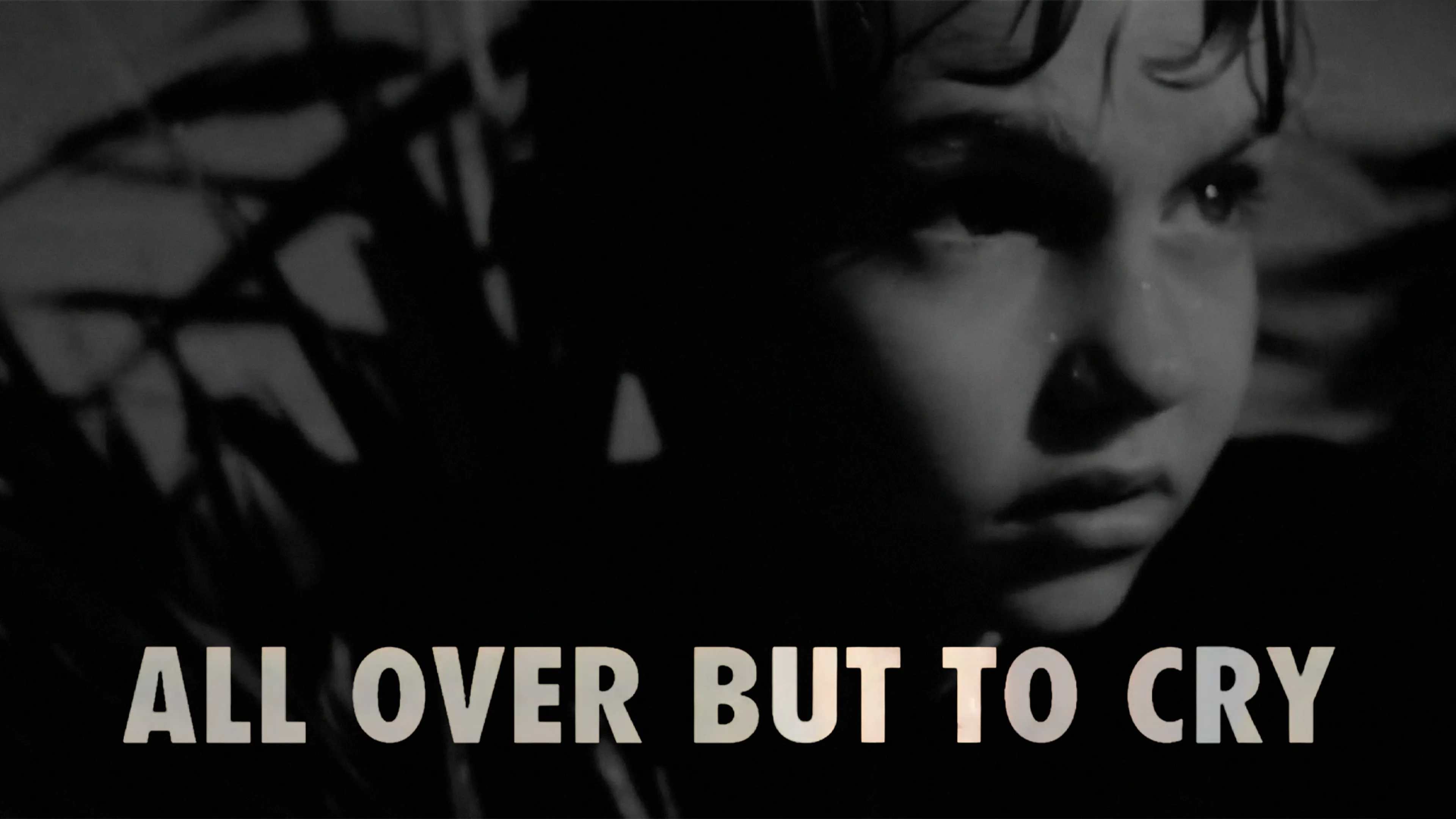 All Over But to Cry poster